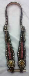 Beaded bridle with Spots