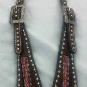 Beaded bridle with Spots